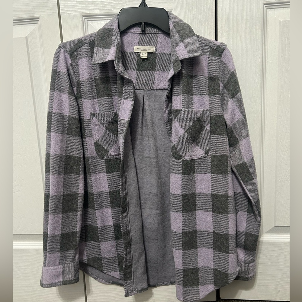 Purple women’s flannel